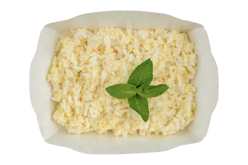 Каша пшенно-рисовая с грушей и яблоком