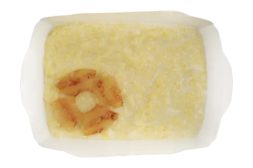Каша кукурузная с ананасом гриль