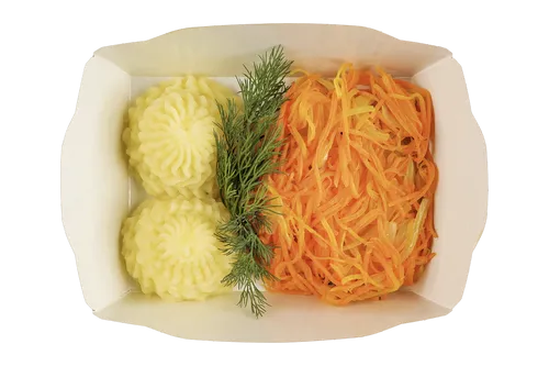 Рыба под маринадом с картофелем на пару