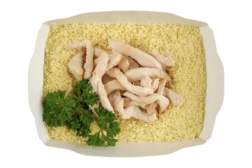 Курица томленая с кускусом