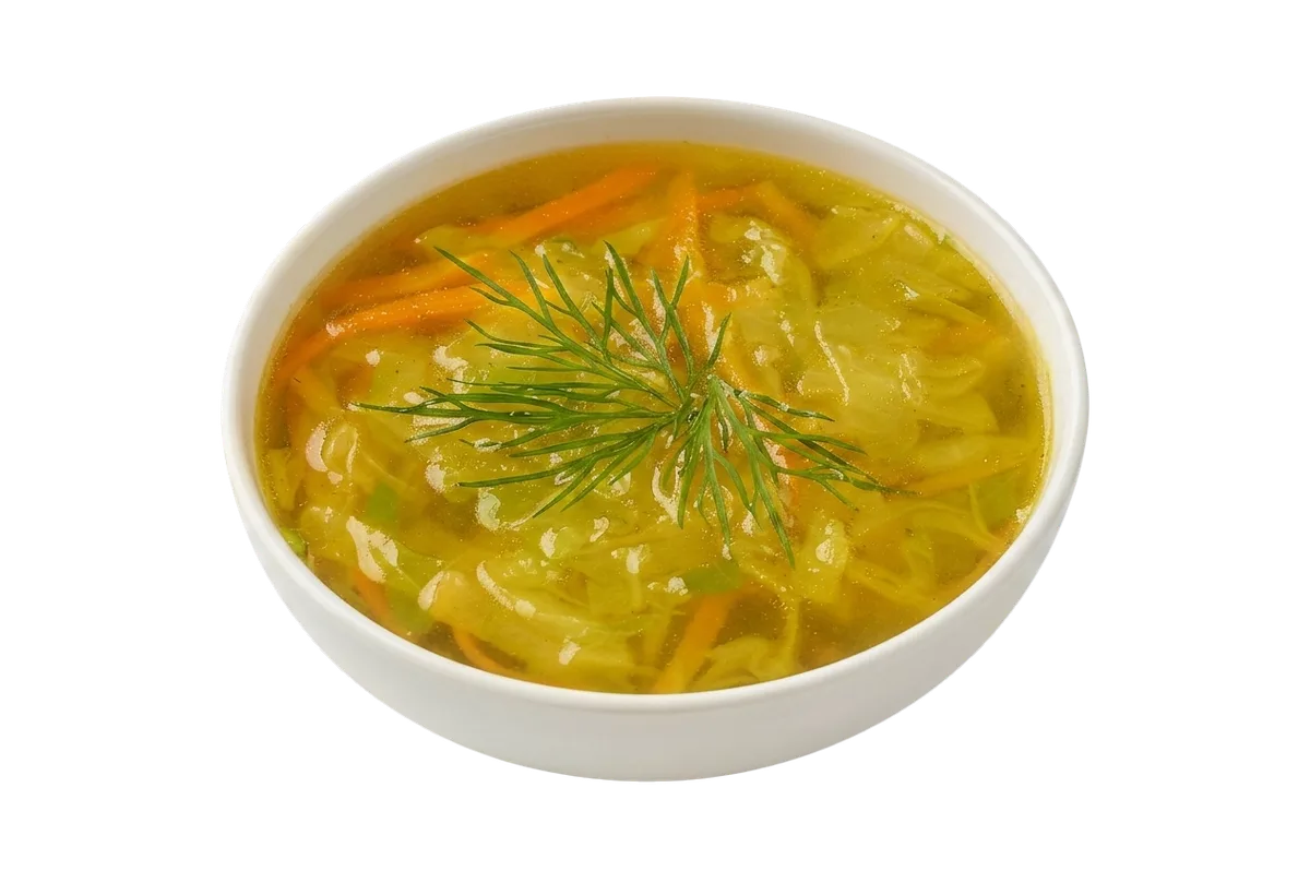 Русские щи с курицей и свежей капустой