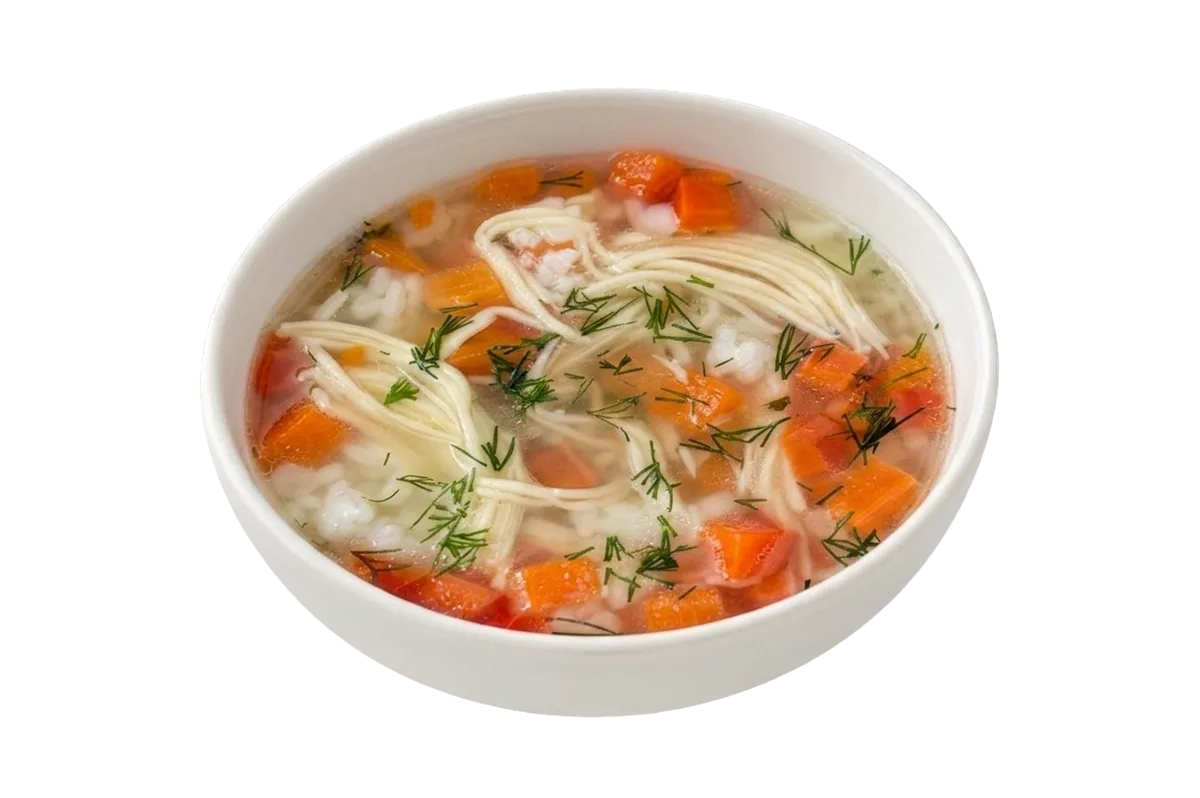 Наваристый суп-лапша с курицей