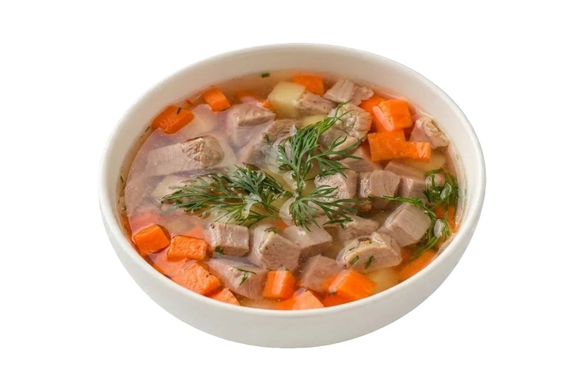 Суп из телятины с рисом